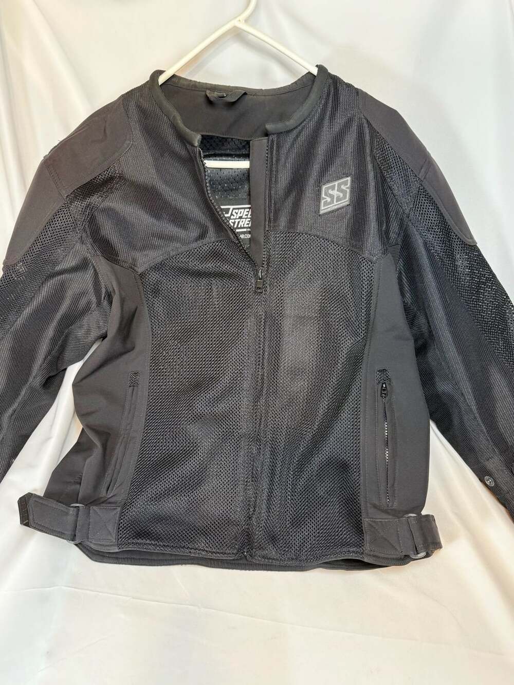 Moto Biker Motorcycle Speed and Strength Vented Armor Midnight Express Mesh Jack